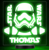 Star Wars Darth Vader Name Personalised Gift Colour Change Led Lamp Night Light