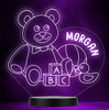 Teddy Bear Toy Baby Child Personalised Gift Colour Change Led Lamp Night Light