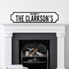 Welcome To The Family Name Any Colour Any Text 3D Train Style Street Home Sign