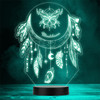 Mystical Moon Feathers, Beads Stars And Crystals Custom Gift Colour Night Light
