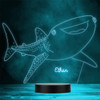 Cute Smiling Whale Sea Creature Personalised Gift Colour Change LED Night Light
