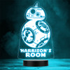 Star Wars BB8 Personalised Gift Colour Changing LED Lamp Night Light