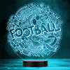 Doodle Football Icons World Cup Personalised Gift Colour Change LED Night Light