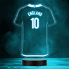 Football Shirt England Sports Fan World Cup Personalised Gift Colour Night Light