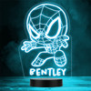 Baby Spiderman Superhero Personalised Gift Colour Changing LED Lamp Night Light