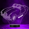 3D Style Classic Convertible Car Personalised Gift Colour Change LED Night Light