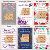 Dove Bird Personalised Wooden Wedding Save The Date Magnets & Backing Cards