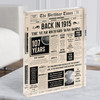 1915 Newspaper Any Age Any Year You Were Born Birthday Facts Gift Acrylic Block