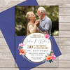 30 Years 30th Photo Gold Acrylic Clear Wedding Anniversary Party Invitations