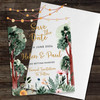 Forest Nature Outdoors Acrylic Transparent Wedding Save The Date Invite Cards