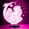 Cute Unicorn Horse Moon Shooting Stars Kids Gift Colour Change Night Light