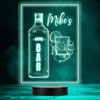 Gin Bottle Alcohol and Glass Your Home Bar Man Cave Gift Colour Change Night Light