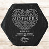 Hexagon Slate Best Mum In The World Happy Mother's Day Gift Personalised Coaster