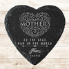 Heart Slate Best Mum In The World Happy Mother's Day Gift Personalised Coaster