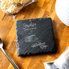 Square Slate You're My Cup Of Tea Happy Valentine's Gift Personalised Coaster