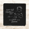 Square Slate Mum Baby Happy First Mother's Day Gift Personalised Coaster