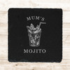 Square Slate Mum's Mojito Cocktail Mother's Day Gift Personalised Coaster