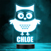 Cute Cartoon Owl Bird Animal Colour Change LED  Personalised Gift Night Light