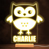 Cute Owl Cartoon Bird Animal Lamp Personalised Gift Night Light