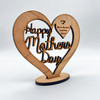 Happy Mother's Day Pretty Lettering Heart Engraved Keepsake Personalised Gift