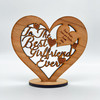 To The Best Girlfriend Ever Valentine's Day Heart Keepsake Personalised Gift