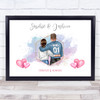 Forever & Always Wash Romantic Gift For Him or Her Personalised Couple Print