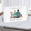All You Need Is Love Gift For Him or Her Personalised Couple Acrylic Block