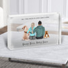 All You Need Is Love Gift For Him or Her Personalised Couple Clear Acrylic Block