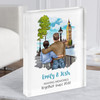 London Big Ben Romantic Gift For Him or Her Personalised Couple Acrylic Block