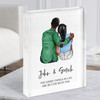 Good Things In Life Gift For Him or Her Personalised Couple Acrylic Block