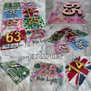 Bees and Meadow Flowers 3D Acrylic House Address Sign Door Number Plaque