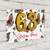 Ladybirds & Butterflies 3D Acrylic House Address Sign Door Number Plaque