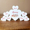 Watercolor Floral Mum Mummy Family Hearts 7 Small Personalised Acrylic Gift