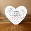 Happy Mother's Day Pastel Floral Heart Shaped Personalised Gift Acrylic Ornament
