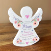 Mum Angel Forever In Our Hearts Personalised In Memory Memorial Acrylic Gift