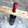 Its wine time Step Mums House Personalised Gift 2 Wine Glass & Bottle Holder