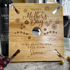 Floral Amazing Mum Mother's Day Personalised Gift 4 Wine Glass & Bottle Holder