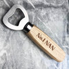 No 1 Nan Personalised Gift Engraved Wooden Bottle Opener