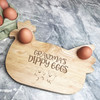 Grandma's Dippy Personalised Gift Eggs & Toast Soldiers Chicken Breakfast Board