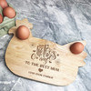 Mother's Day The Best Mum Personalised Gift Eggs Toast Chicken Breakfast Board