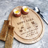 Mum's Dippy Eggs Personalised Gift Toast Soldiers Egg Shaped Breakfast Board