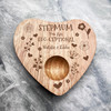 Floral Egg-Ceptional Stepmum Personalised Gift Heart Breakfast Egg Holder Board