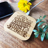 Amazing Stepmum Personalised Gift Square Wireless Desk Pad Phone Charger