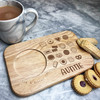 Tea and Biscuit Time Auntie Personalised Gift Tea Tray Biscuit Snack Serving Board