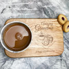 Amazing Grandma Croissant Mother's Day Personalised Gift Tea Tray Biscuit Board