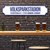 Hamburger Sv Volksparkstadion White & Royal Blue Stadium Any Text Football Club 3D Street Sign