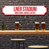 Lincoln City Lner Stadium Red and White Any Text Football Club 3D Train Street Sign