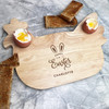 Happy Easter Bunny Ears Personalised Gift Eggs & Toast Chicken Breakfast Board