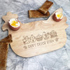 Easter Bunny Chicken Eggs Personalised Gift Eggs Toast Chicken Breakfast Board