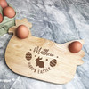 Happy Easter Rabbit Easter Personalised Gift Eggs Toast Chicken Breakfast Board